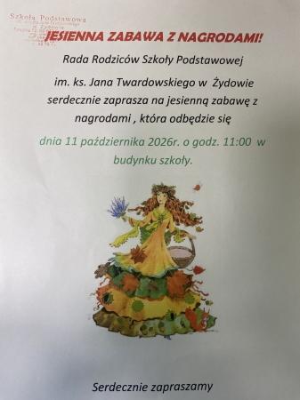 JESIENNA ZABAWA Z NAGRODAMI - ZAPRASZAMY !